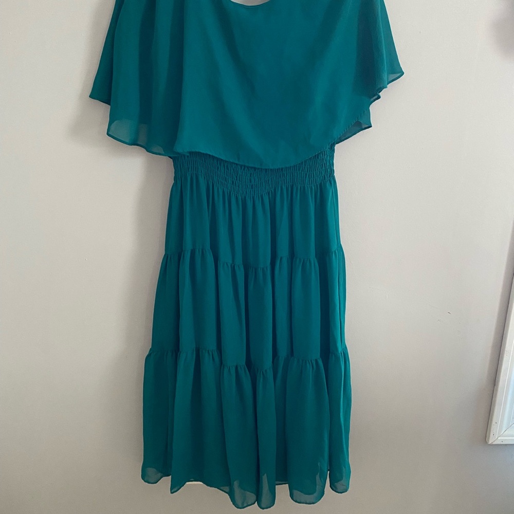 Danny & Nicole | Teal Dress